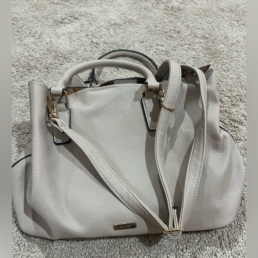 Aldo Elegant Cream Satchel